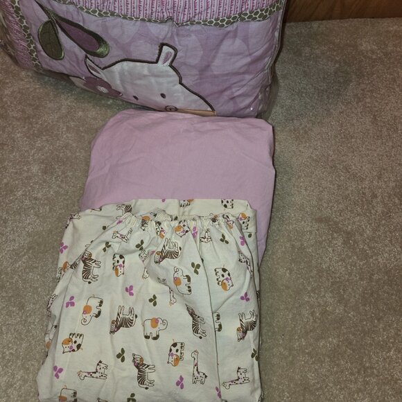 CoCaLo Baby Jacana Crib Set; 9 piece Unisex Excellent Used Condition - Picture 14 of 16